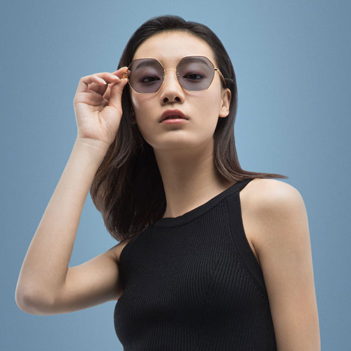 Xiaomi TS Fashion Sunglasses Cat Eye Shape Champagne Gold